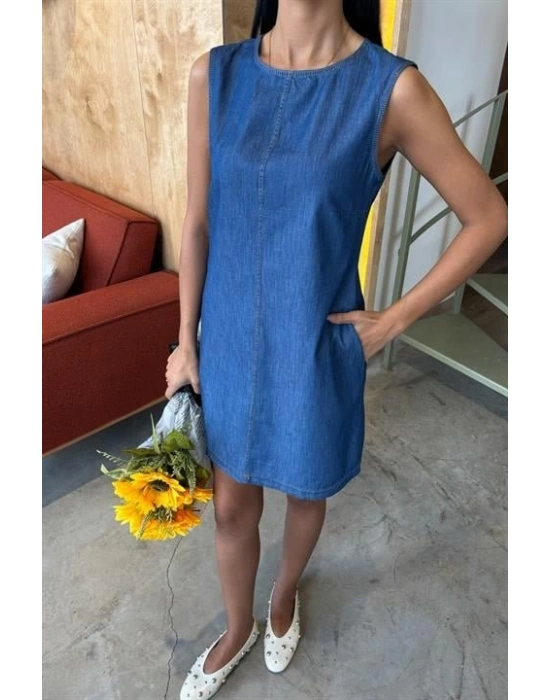 ırt Bağcıklı Tensel Elbise 2880