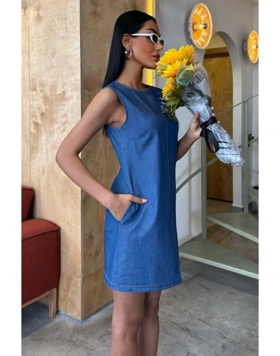 ırt Bağcıklı Tensel Elbise 2880