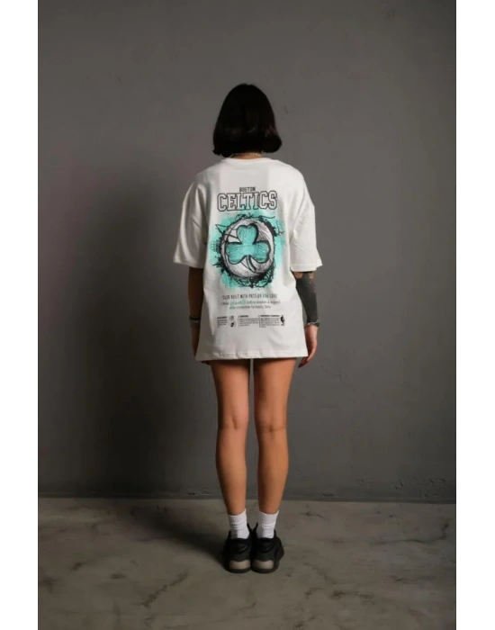 ırt Baskılı Tshirt  Beyaz