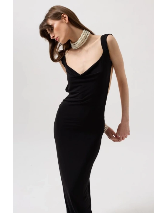 ırt Dekolte axi Elbise