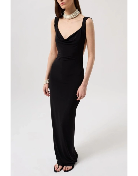 ırt Dekolte axi Elbise