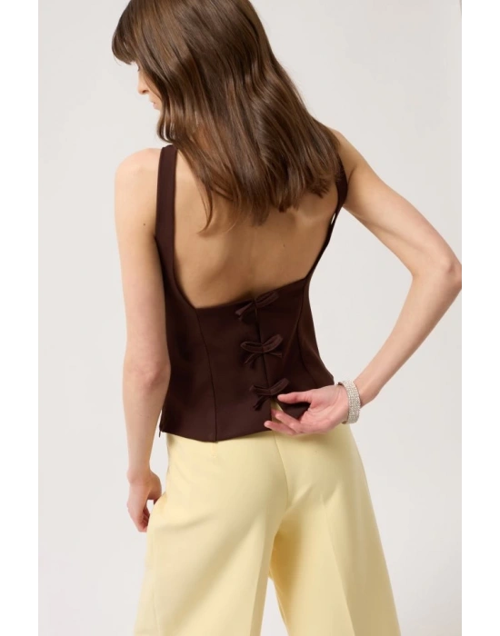 ırt Kurdele Detay Bluz