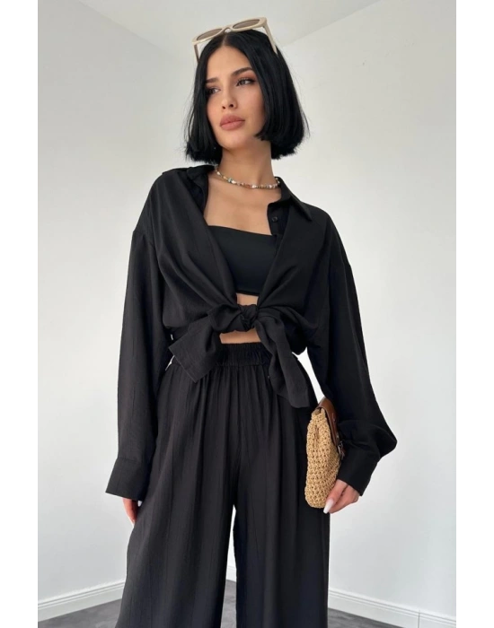 iyah Alice Gömlek Ve Bol Kesim Pantolon Takım