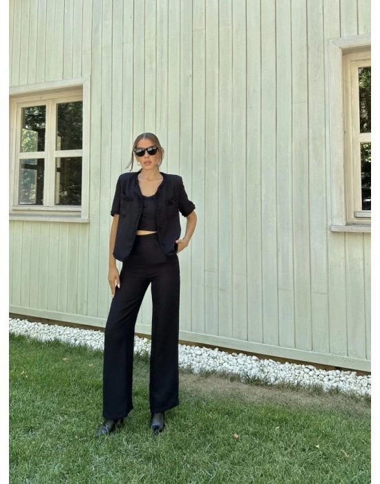 iyah Askılı Büstiyer Ceket Ve Pantolon Takım