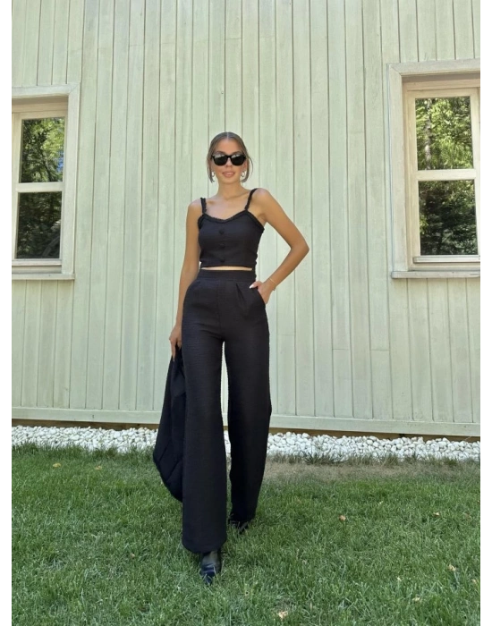 iyah Askılı Büstiyer Ceket Ve Pantolon Takım