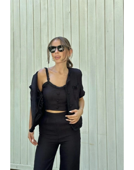 iyah Askılı Büstiyer Ceket Ve Pantolon Takım