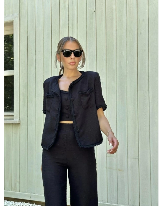 iyah Askılı Büstiyer Ceket Ve Pantolon Takım