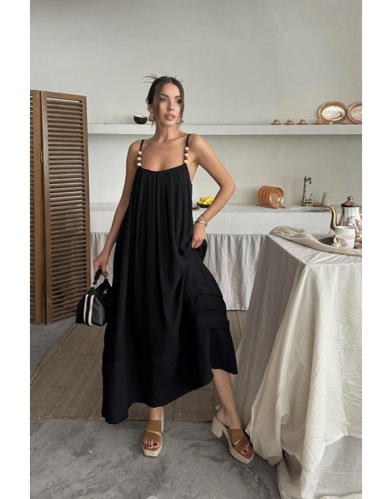 iyah Askılı Müslin Elbise