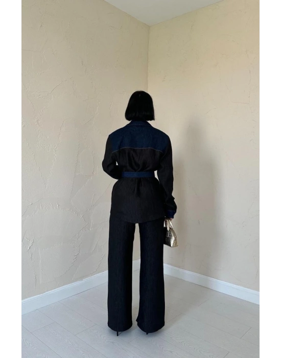 iyah Garnili Cepli Gömlek Ve Pantolon Takım