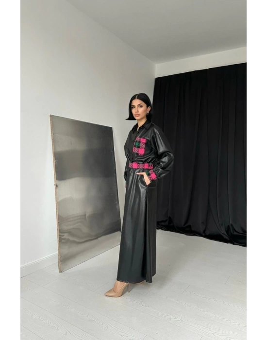 iyah Garnili Etekli Deri Takım