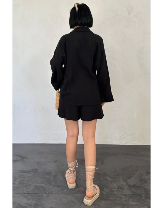 iyah Gömlek Ve üslin Şort Takım