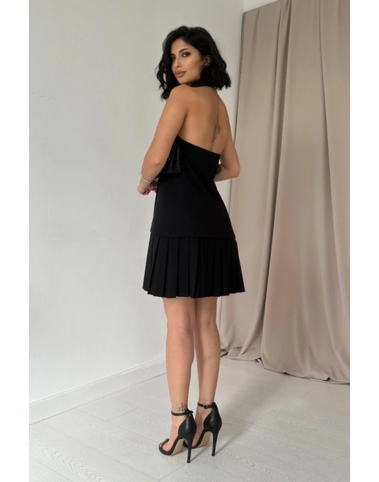 iyah ırtı Açık Ceket Yakalı Elbise