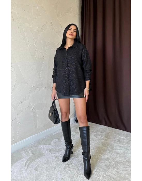 iyah Işıltılı Gömlek