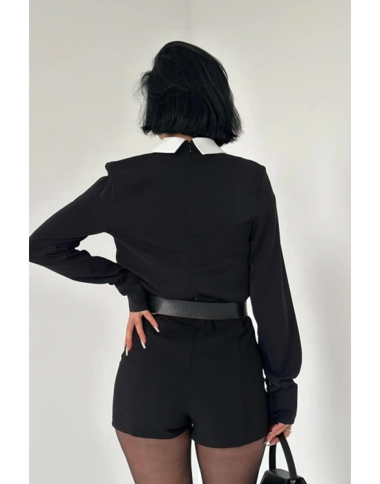 iyah Önü Kravat Detaylı Bluz