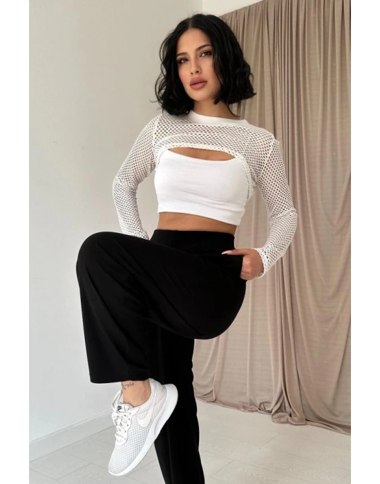 iyah Pensli astik Detaylı Pantolon