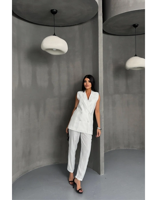 JAKAR KUAŞ YEEK  PANTOON TAKI  Beyaz