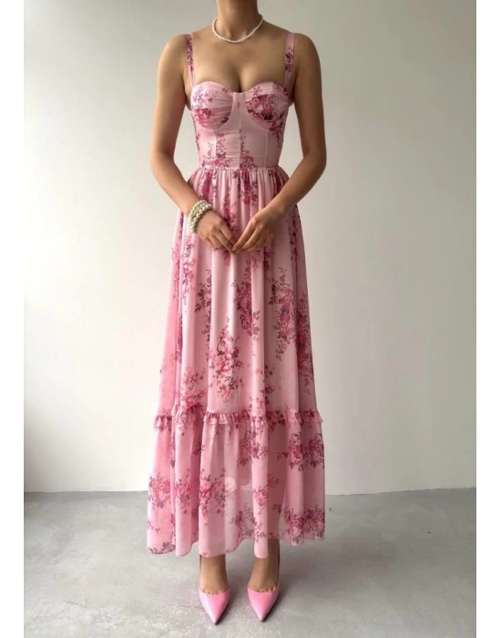 Jame Askılı Elbise