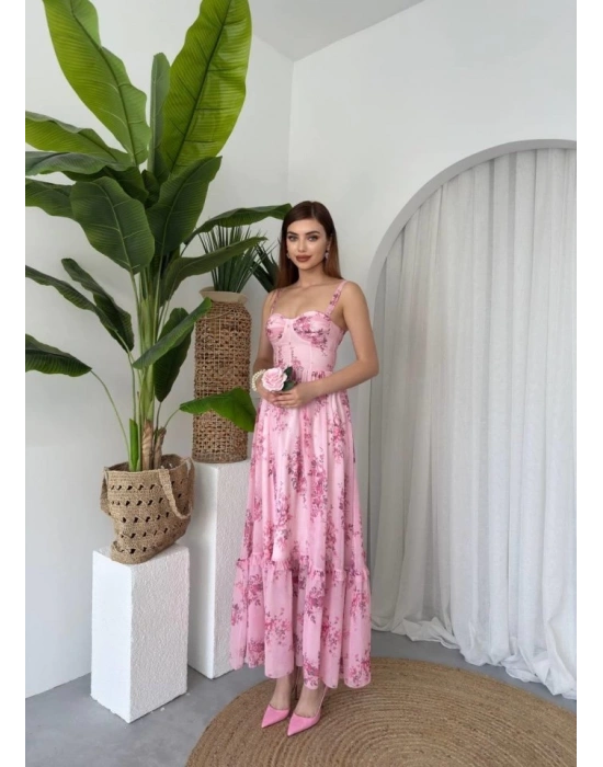 Jame Askılı Elbise