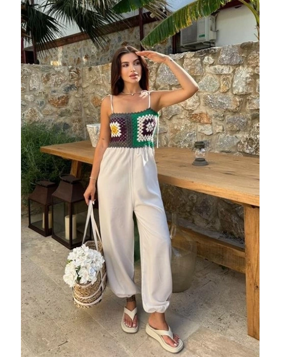 Jasmin Süzüneli Keten Tulum 128008