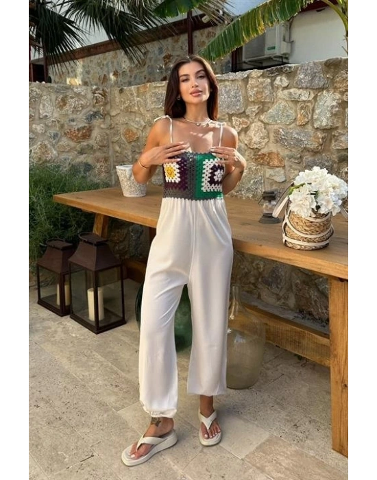 Jasmin Süzüneli Keten Tulum 128008