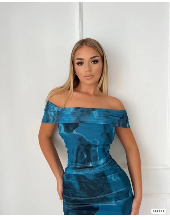 Kadın adonna Yaka Tül Elbise