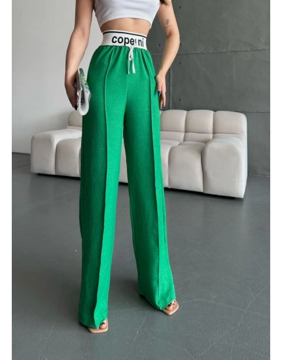 Kadın Aerobin Kumsş Yüksek Bel Bol Kesim Gipeli Pantolon