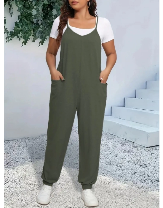 Kadın Askılı Halter Yaka şalvar Tulum