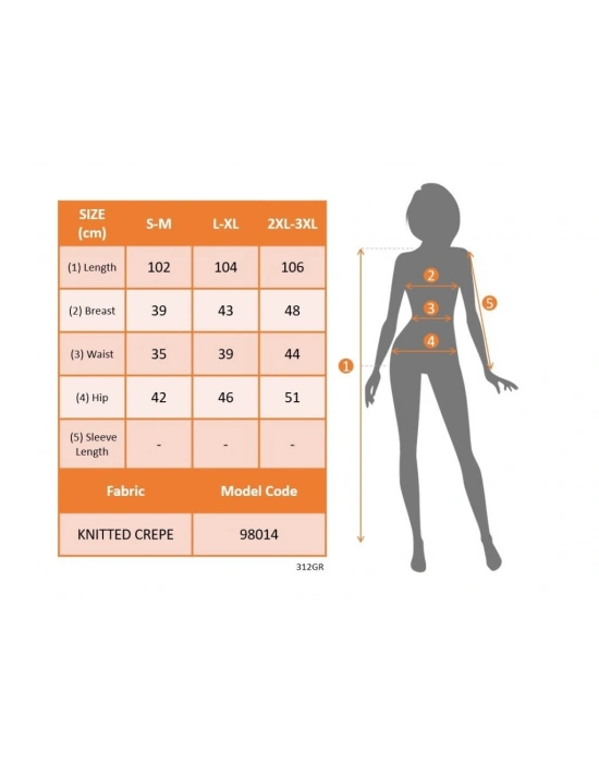 Kadın Askılı Yuvarlak Yaka Kalp Yaka Yandan Büzgülü Yırtmaç Detaylı Puantiyeli örme Krep Elbise