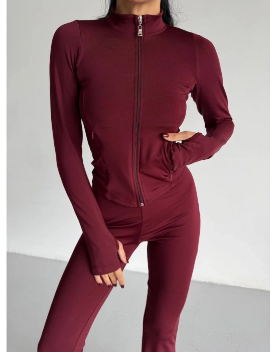 Kadın Balıkçı Yaka Cep Detaylı Ceket Ve Ispanyol Paça por Ikili Takım