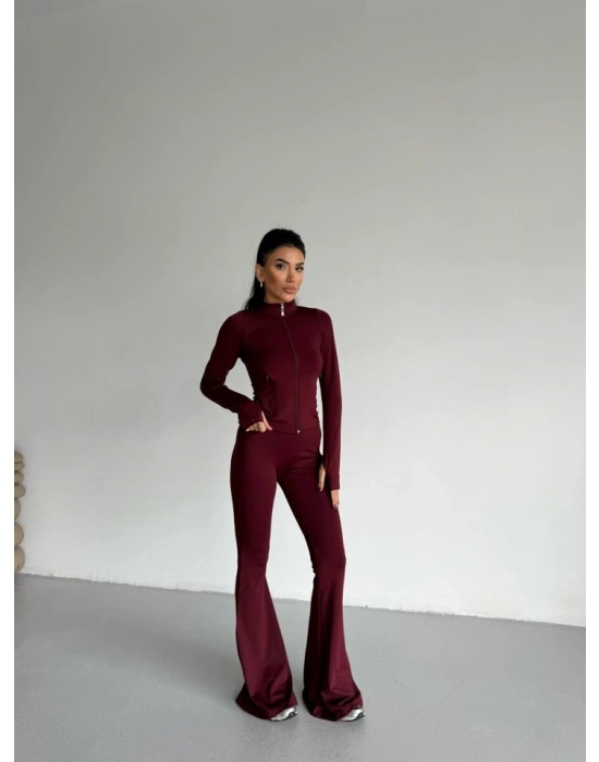 Kadın Balıkçı Yaka Cep Detaylı Ceket Ve Ispanyol Paça por Ikili Takım