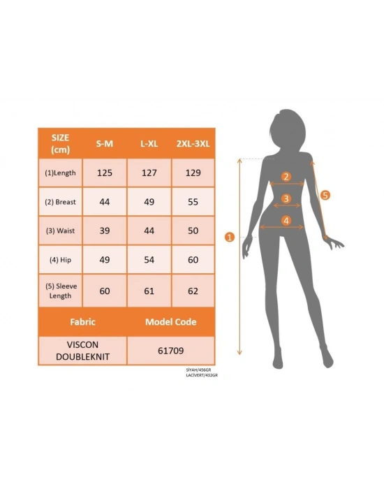 Kadın Balıkçı Yaka Damla Detaylı Yırtmaçlı Uzun Viskon Iki Iplik Maxi Elbise