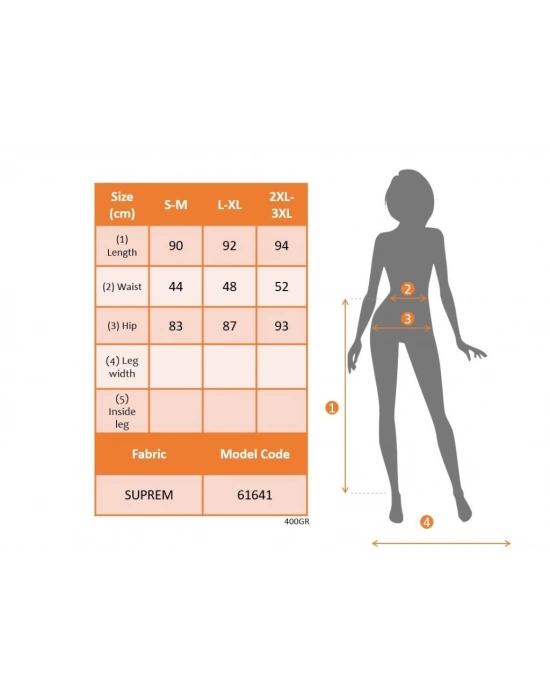 Kadın Belden Kuşaklı Desenli Süprem Etek