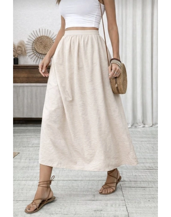 Kadın Beli astikli Paraşüt Kumaş Etek