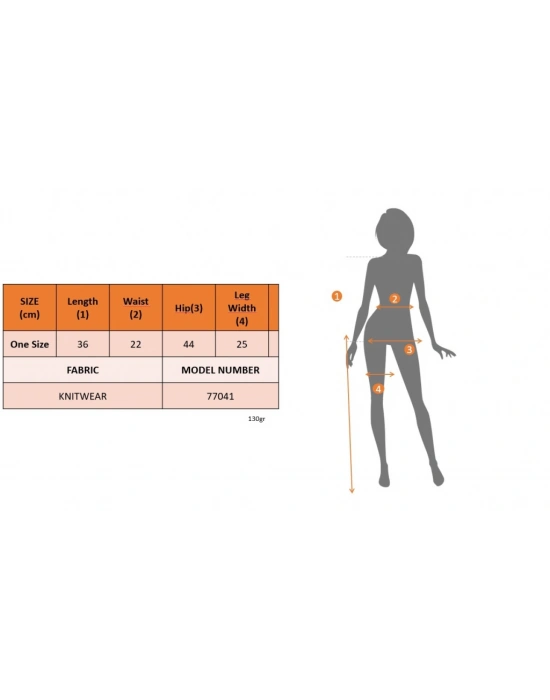 Kadın Belinden Bağlamalı Mini Triko Short
