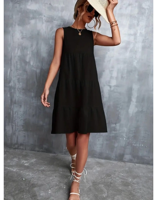 Kadın Bisiklet Yaka Aerobin Elbise