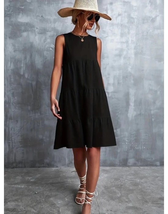 Kadın Bisiklet Yaka Aerobin Elbise