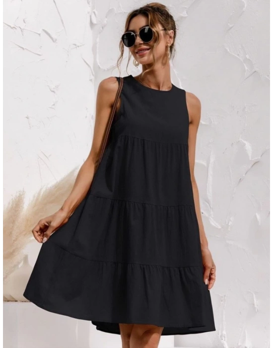 Kadın Bisiklet Yaka Aerobin Elbise