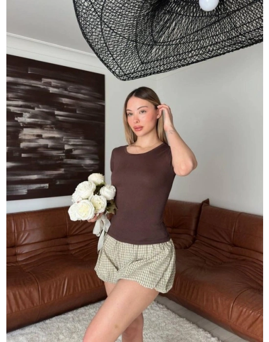 Kadın Bisiklet Yaka Bluz