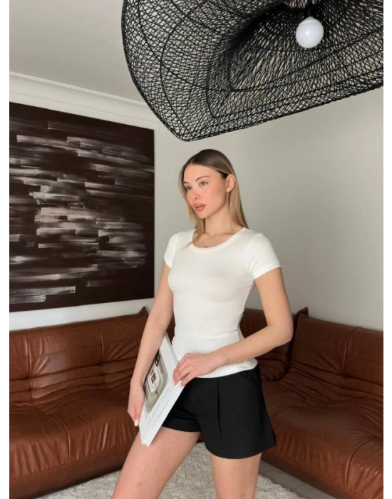 Kadın Bisiklet Yaka Bluz