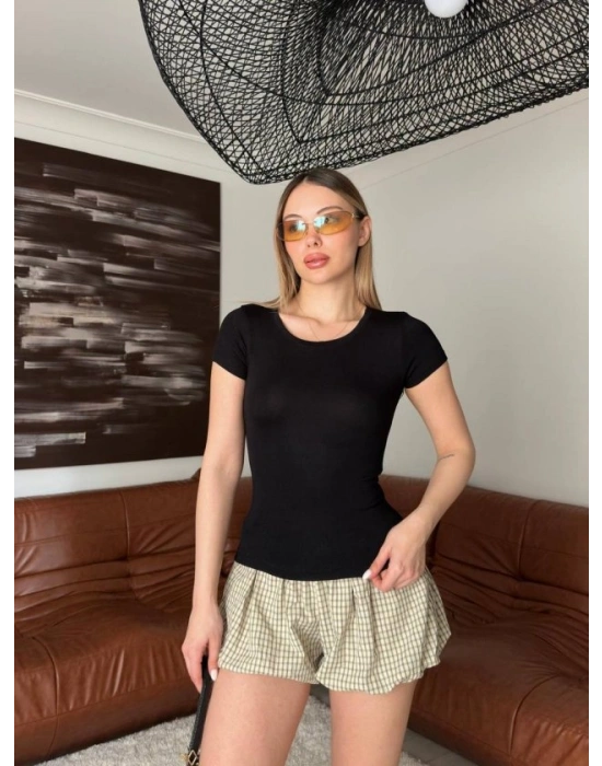 Kadın Bisiklet Yaka Bluz