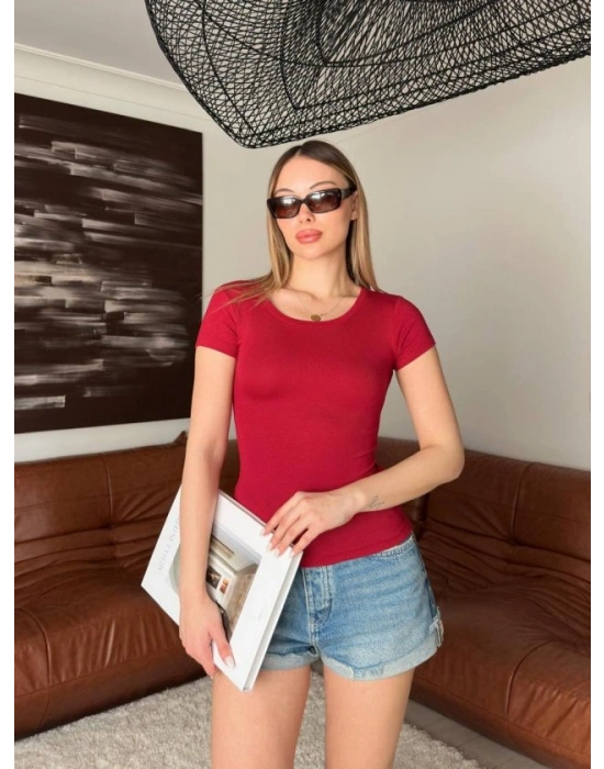 Kadın Bisiklet Yaka Bluz