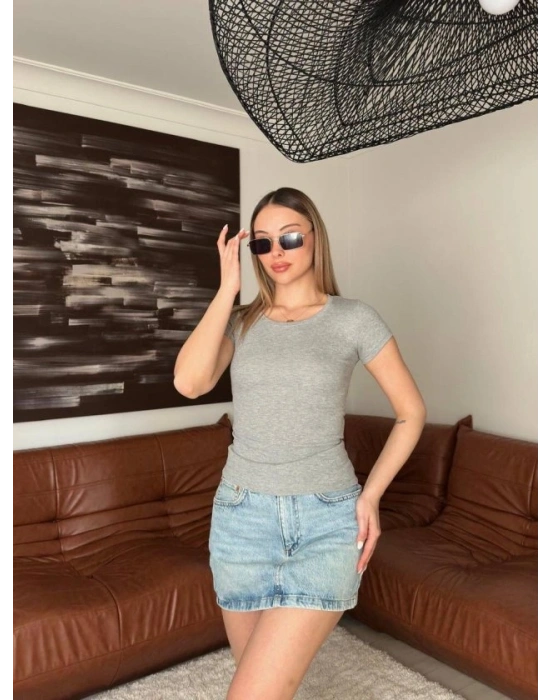 Kadın Bisiklet Yaka Bluz