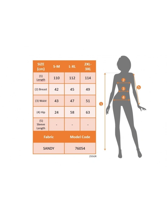 Kadın Bisiklet Yaka Desenli Sandy Midi Elbise