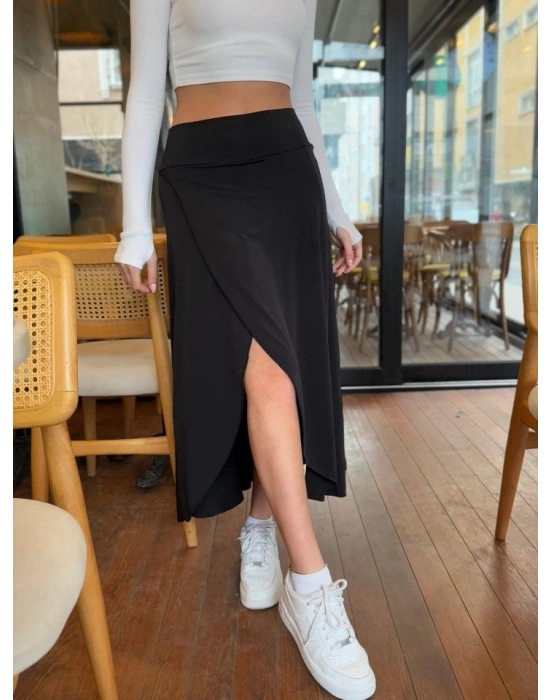 Kadın Cep Detay Taytlı Sandy Etek