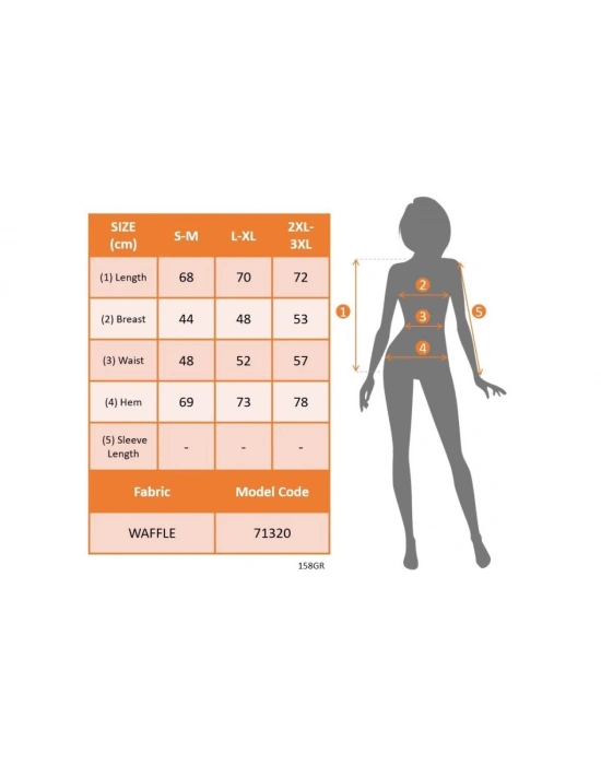 Kadın çift Askılı Kare Yaka Waffle Bluz