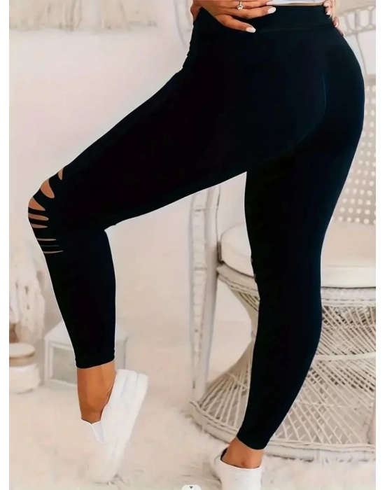 Kadın Dizleri Kesik Dalgıç Tayt