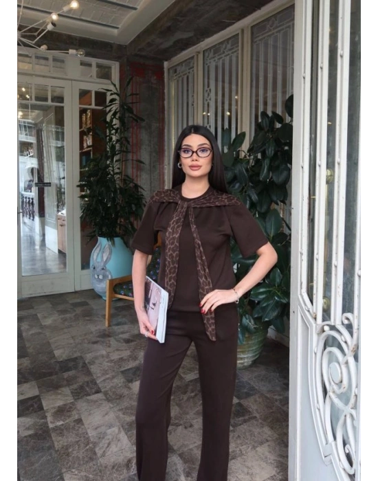 Kadın eopar Detay Bağlamalı Takım