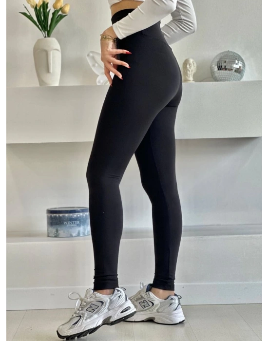 Kadın Full Toparlayıcı Yüksek Bel şardonlu Tayt