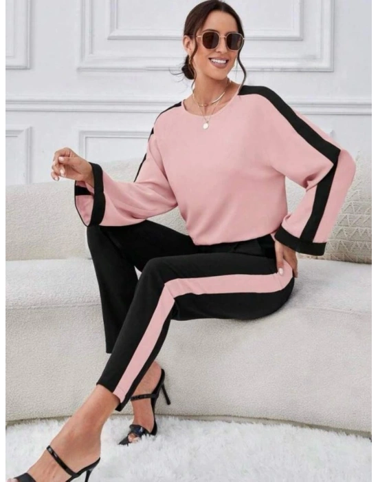 Kadın Iki Iplik şerit Detaylı Ikili Takım