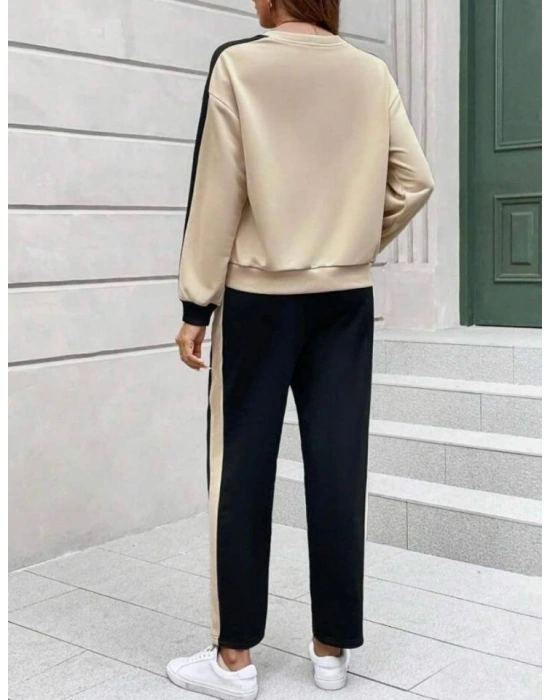 Kadın Iki Iplik şerit Detaylı Ikili Takım